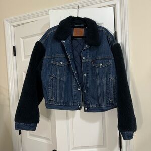 Levi’s Sherpa Sleeve Trucker Jacket
